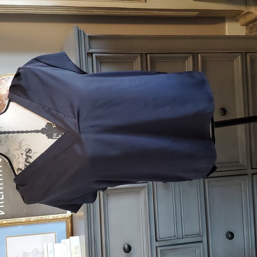 H&M navy SZ8 blouse